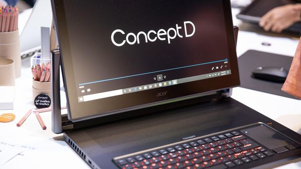 　Acerのデザイナー向けノートPCシリーズ「ConceptD」の新モデル「ConceptD Pro」は、NVIDIAのGPU「Quadro RTX」を搭載している。