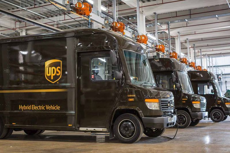 UPSがレンジエクステンダー付きEVトラックの運用を開始（出典：Tevva）