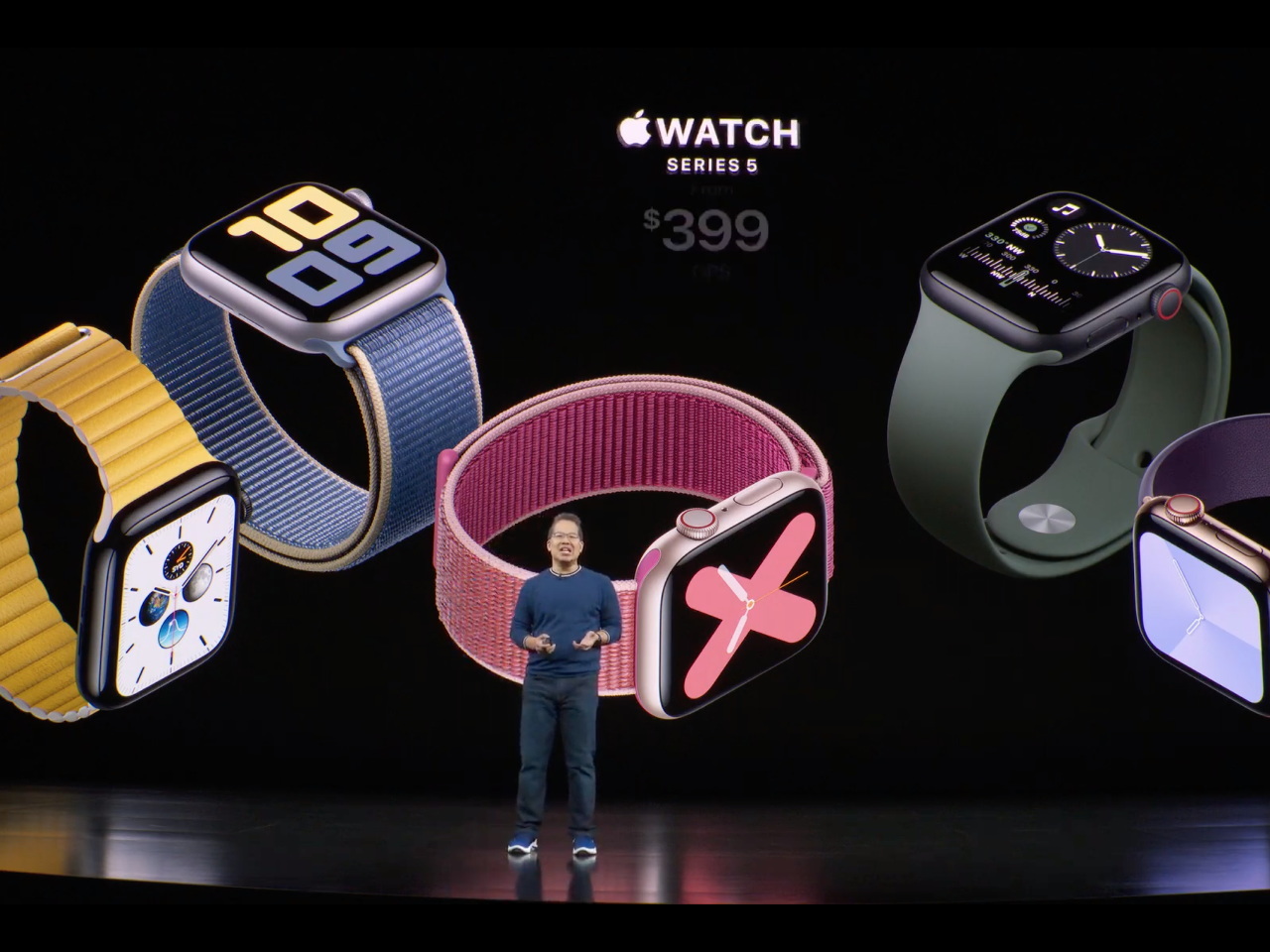 Apple Watch Series 5」発表--スリープなしに時計表示、18時間の