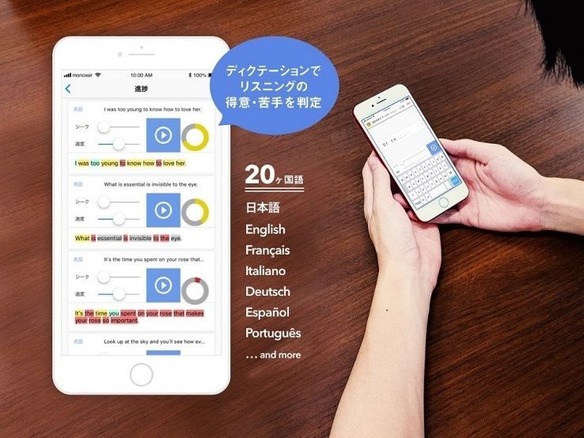 Ai学習アプリ Monoxer 英語の 音声聞き取り 問題を自動作成する新機能 Cnet Japan