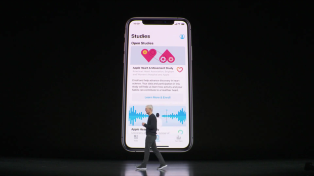 　Appleは「iPhone」と「Apple Watch」のユーザーは間もなく、複数の健康関連の研究の一環として大手保健機関と医療データを共有できるようになると発表した。