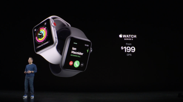 　「Apple Watch Series 3」は1万9800円（税別）から販売継続。