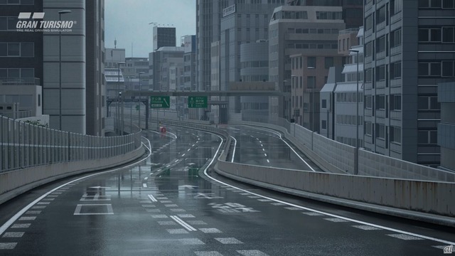「東京エクスプレスウェイ」中央・東ルート（雨）