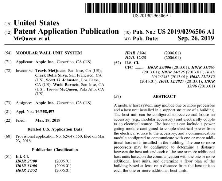 公開されたAppleの特許（出典：USPTO）