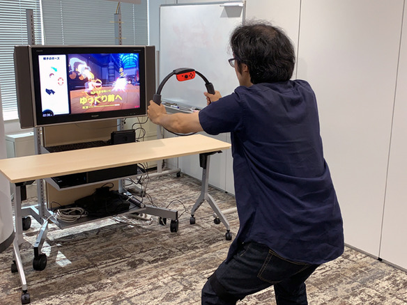 Switch「リングフィット アドベンチャー」を体験--リングコンが生みだす身体運動 - CNET Japan