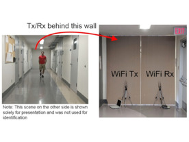 誰が歩いているか壁越しに特定する技術--Wi-Fi電波パターンとビデオ映像を比較