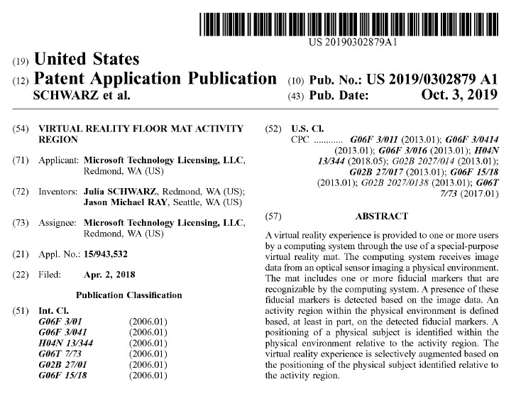 公開されたMicrosoft Technology Licensingの特許（出典：USPTO）