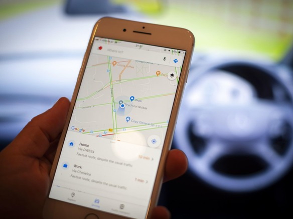 iOS版「Googleマップ」でも事故や取り締まりの報告が可能に