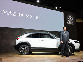 マツダ、初の量産EV「MX-30」を初公開--2030年には全車種で電動モデル導入へ