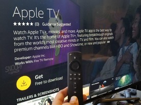 「Apple TV」アプリ、アマゾン「Fire TV」で利用可能に--米国などで