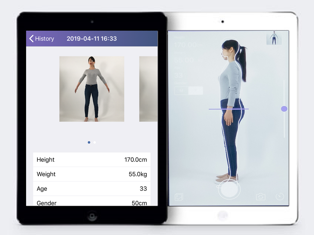 Bodygram Japan Body Measurement Technology Enters Fitness