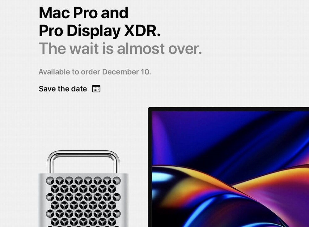 「Mac Pro」と「Pro Display XDR」