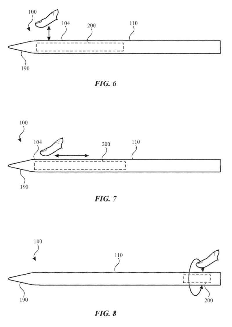 自然に持った状態でタッチ操作できる（出典：USPTO）