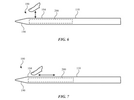 アップル、「Apple Pencil」をタッチ対応にする特許を出願--ペン軸をタップやスライド