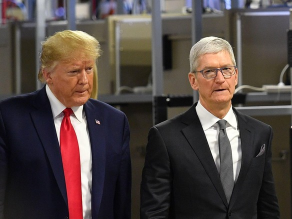 ﻿トランプ大統領、「iPhone」のロック解除拒否でアップルを批判 