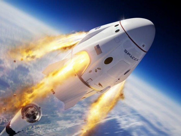 Spacex 宇宙船 Crew Dragon の緊急脱出テストに成功 有人飛行に道筋 Cnet Japan