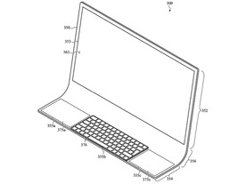 アップル、ガラス1枚で作るノートPC型デバイスを特許出願--外部キーボードと合体