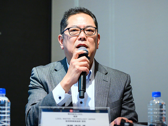 LIXIL理事LIXIL WATER TECHNOLOGY JAPAN新規事業推進部部長の浅野靖司氏