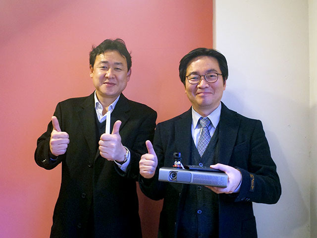 VALUEONE PresidentのJames Choi（ジェームズ・チョイ）氏（右）とOverseas DirectorであるKevin Kim（ケビン・キム）氏（左）