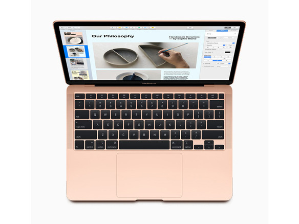 新「MacBook Air」登場--クアッドコアに待望のシザーキーボード、税別10万4800円から