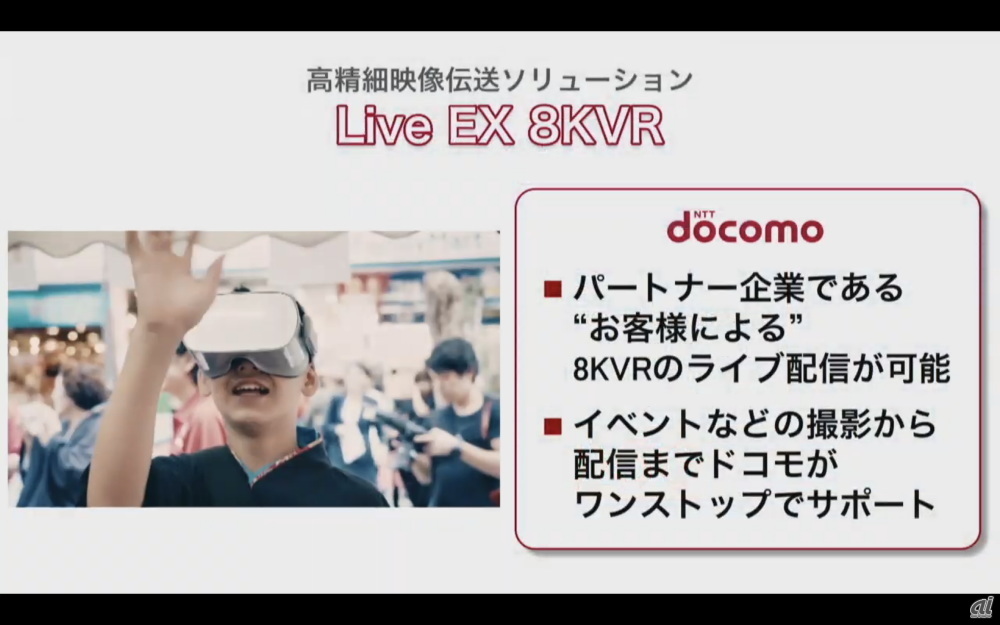 8KVRのライブ配信をサポートする高精細映像伝送ソリューション「Live EX 8KVR」