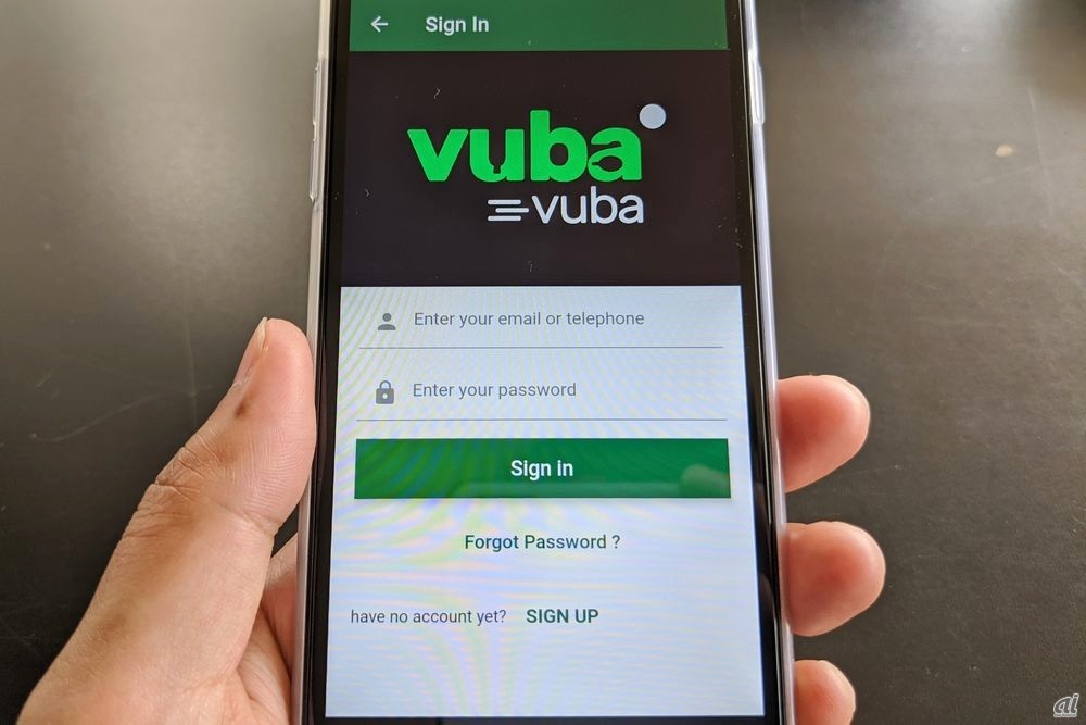 フードデリバリーアプリ「VubaVuba」