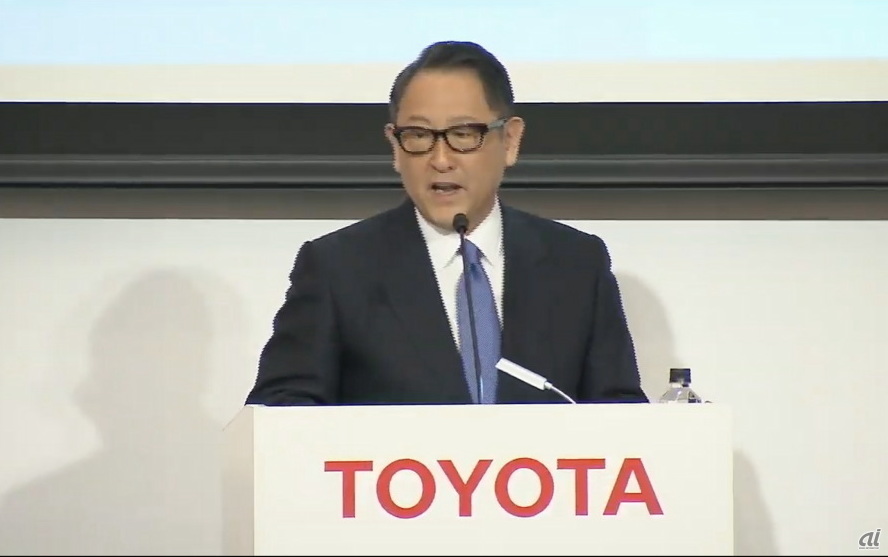 トヨタ自動車 代表取締役社長の豊田章男氏