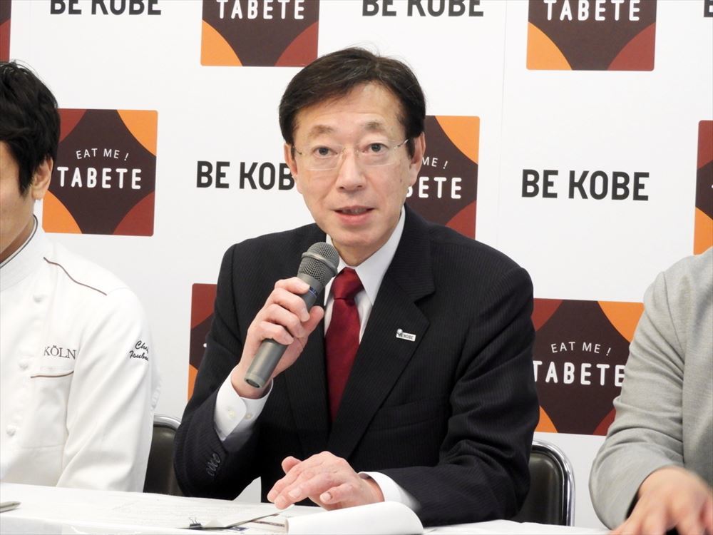 「シェアリングサービスを通じて市民行動の変容を促したい」と話す神戸市の久元喜造市長