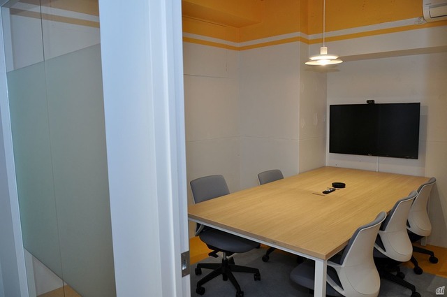 　会議室は、6人用が2部屋、8人用が1部屋を用意。