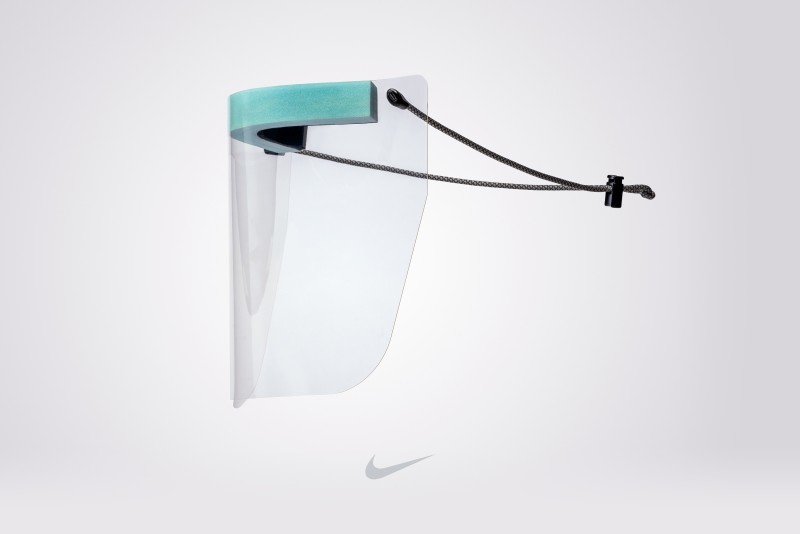 Nikeの開発したフェイスシールド（出典：Nike）