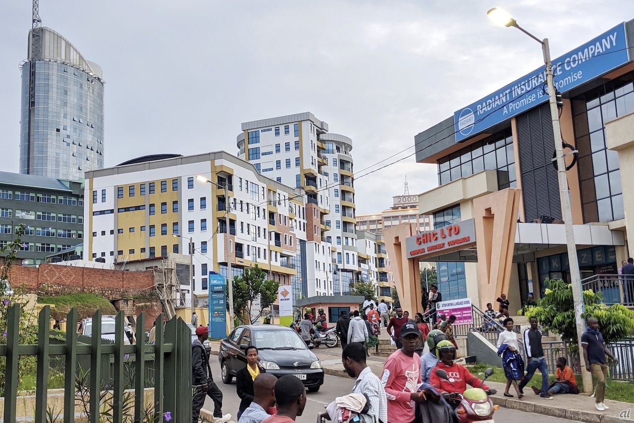 ルワンダの首都キガリ