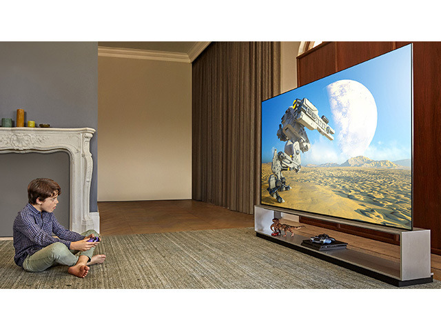 LG、世界最大88インチ8K有機ELテレビを発表--「壁に貼る」超薄型4K 