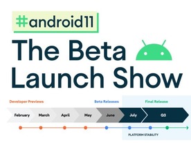グーグル、「Android 11」初のベータ版を6月3日リリース--オンラインイベントで披露