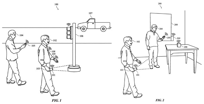 周囲の状況を伝える（出典：USPTO）