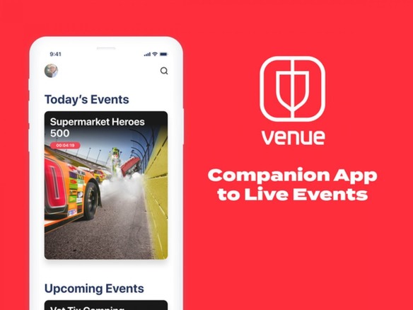 Facebook、ファンと実況放送者を結ぶライブイベント用アプリ「Venue」をリリース