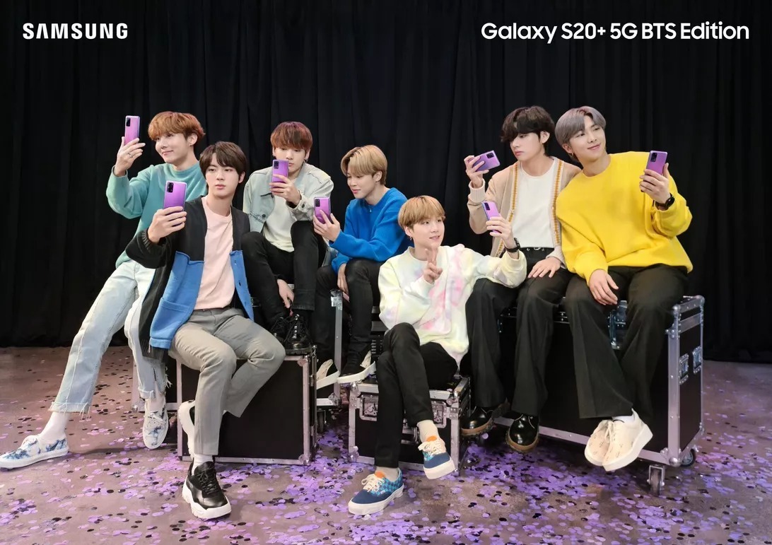 サムスン、BTSコラボの「Galaxy S20+ 5G」「Buds+」を発表 - CNET Japan
