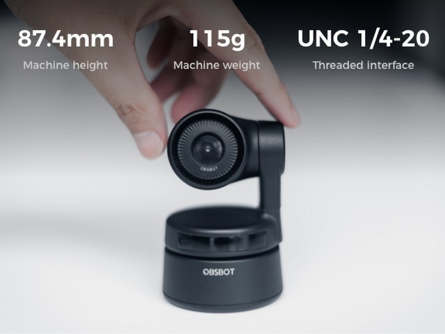 新作新作登場】 OBSBOT Tiny webカメラ AI自動追跡 2倍ズーム 三脚対応