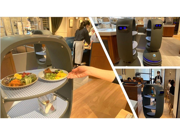 ロボットが運ぶサラダ--QBIT Robotics、自動搬送サービスをレストランに提供
