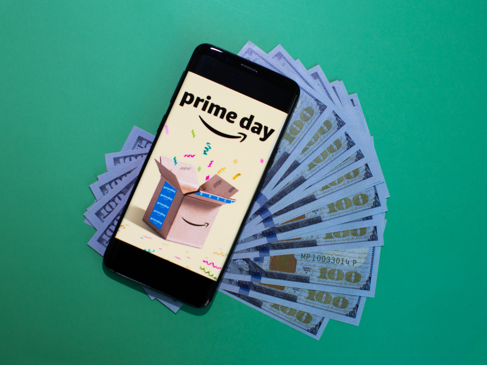Amazon Prime Dayのスマートフォン画面キャプチャー