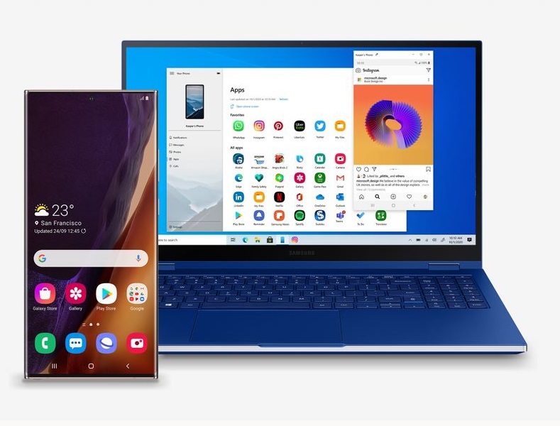 Windows 10の スマホ同期 連携スマホのアプリ操作が可能に ただし Galaxy 限定 Cnet Japan