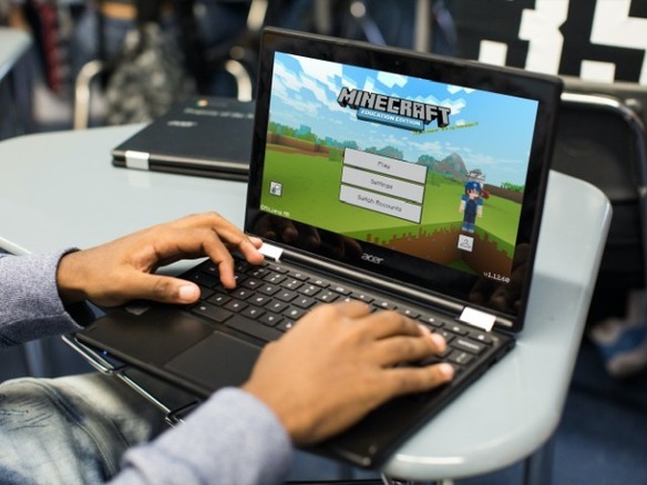 マイクロソフト、教育用「Minecraft」がChromebookで使用可能に