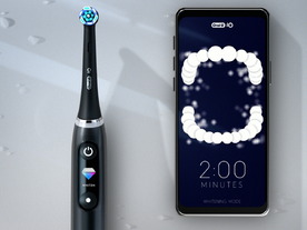 リニアモーターカーの原理を電動歯ブラシに--P&G、「オーラルB iO」国内で10月発売