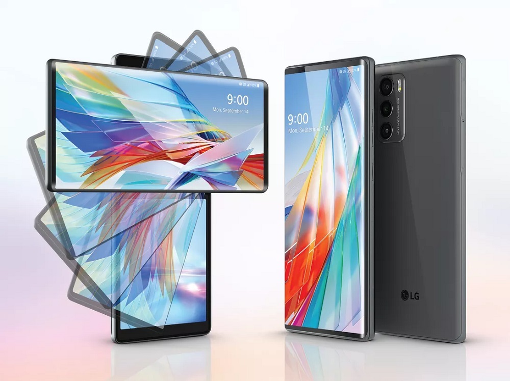 LG、上の画面が回転してT字型になる2画面スマホ「LG WING」を発表 