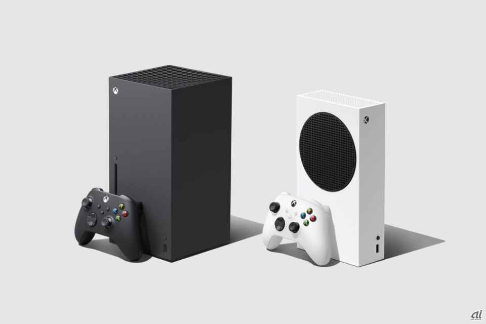 「Xbox Series X」（左）と「Xbox Series S」（右）