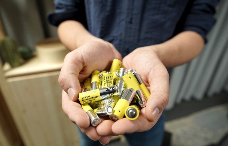 アルカリ乾電池を完全排除へ（出典：IKEA）