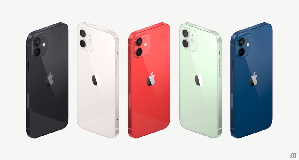 iPhone 12/iPhone 12 miniは5つのカラーがラインアップ