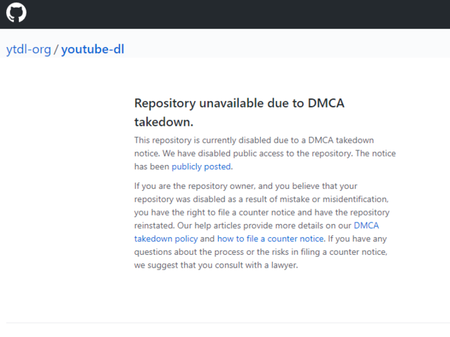 GitHub、YouTube動画をダウンロードする「youtube-dl」プロジェクトを削除
