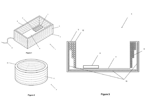 アップル、底に置いたスマホへ横からワイヤレス給電する箱形の無線充電器--特許を取得