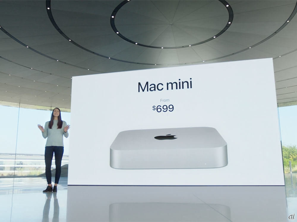 Apple M1」搭載「Mac mini」登場--CPUは最大3倍、GPUは最大6倍高速化