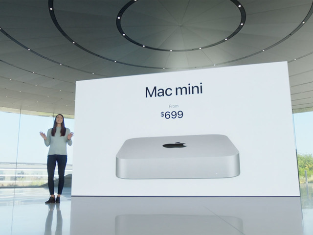 「Apple M1」搭載「Mac mini」登場--CPUは最大3倍、GPUは最大6倍高速化、7万2800円から